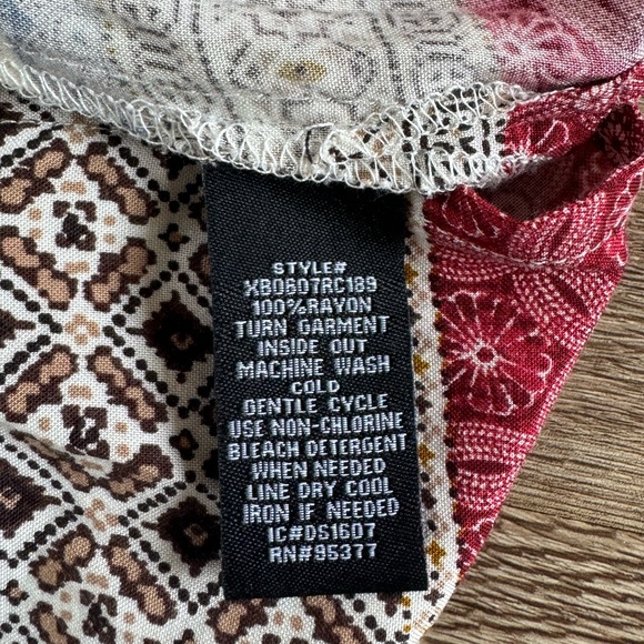 Women’s Sanctuary Mori long bell sleeve boho peasant tie blouse small‎ - Picture 7 of 9